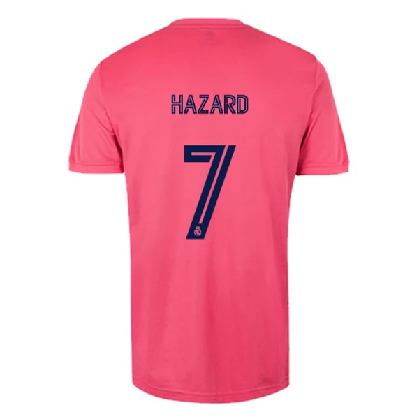 Trikot Real Madrid Auswarts NO.7 Hazard 2020-21 Pink Fussballtrikots Günstig